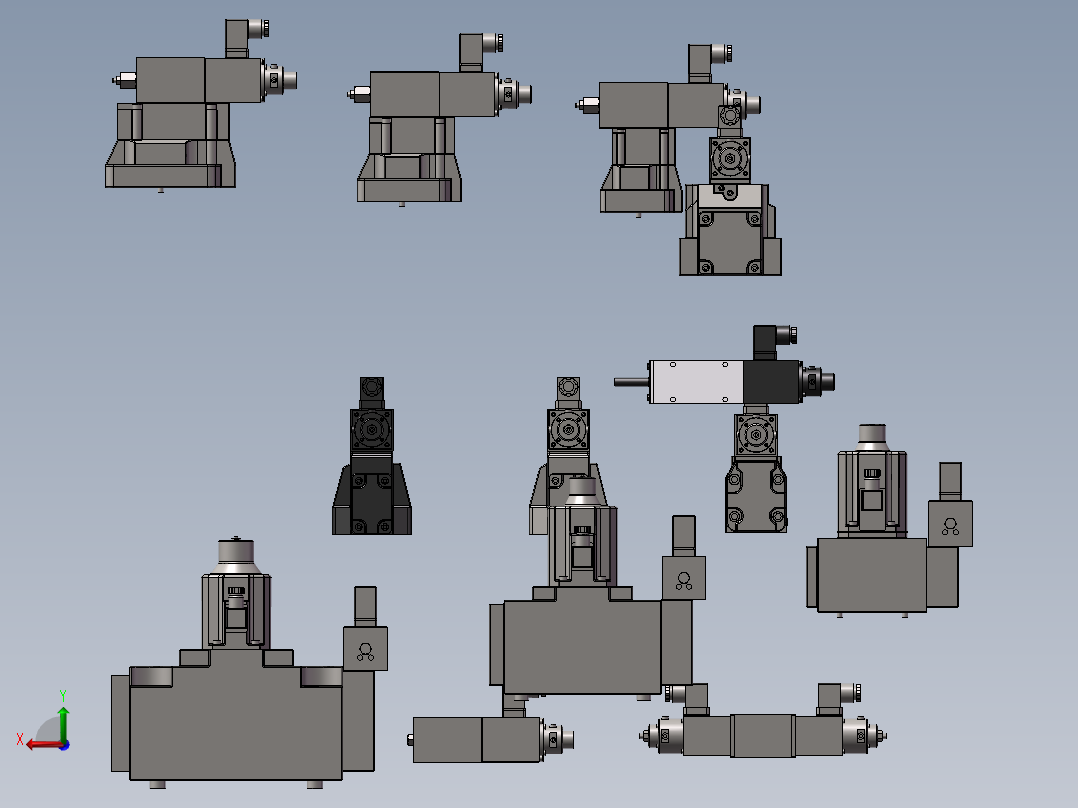 液压比例阀 14款后视图