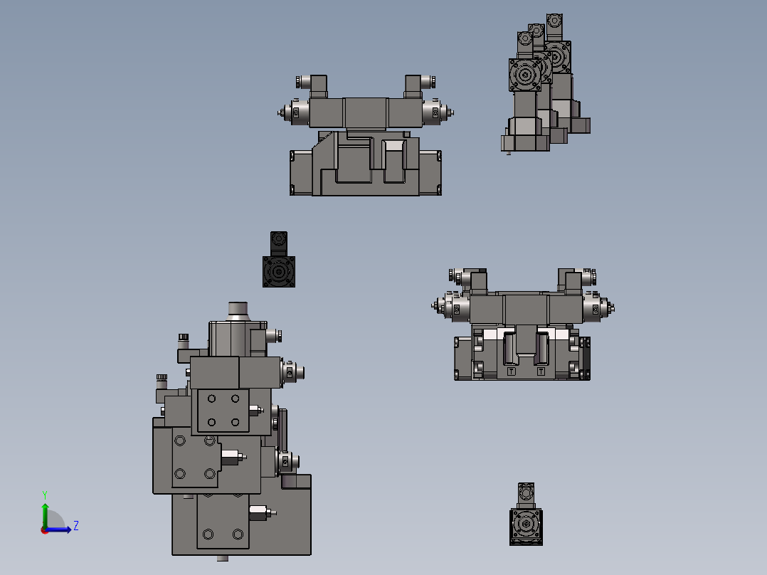 液压比例阀 14款左视图