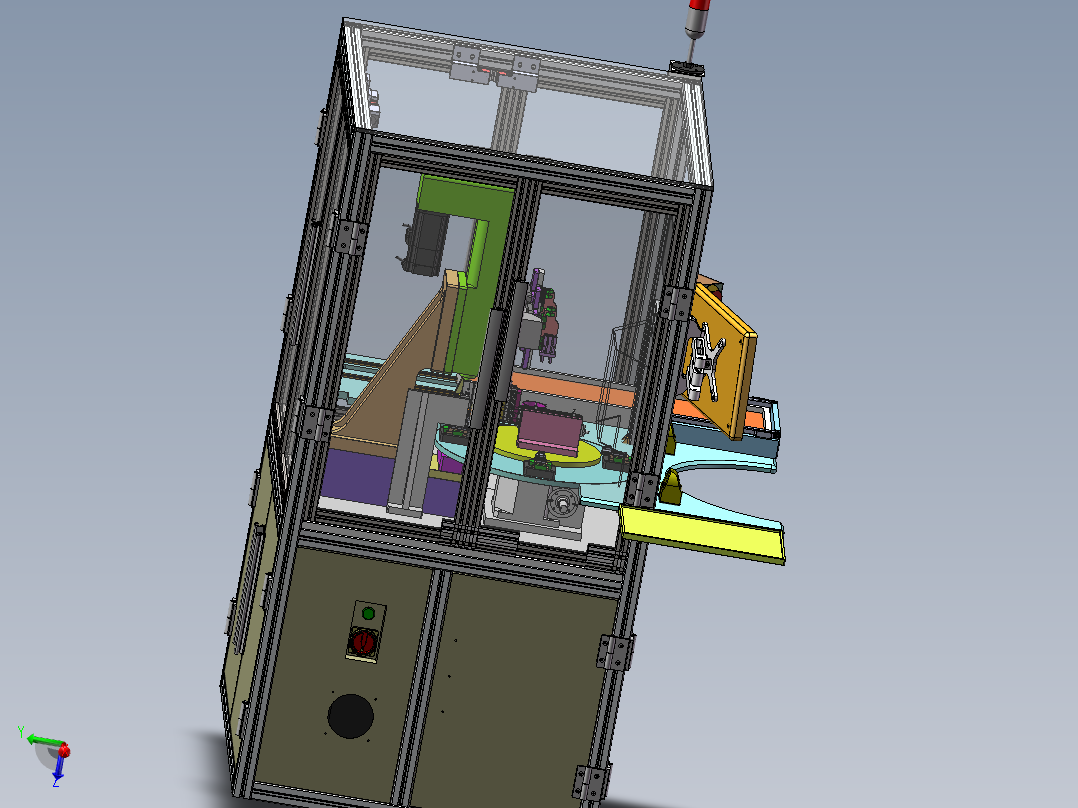 压装钢球工位3D模型
