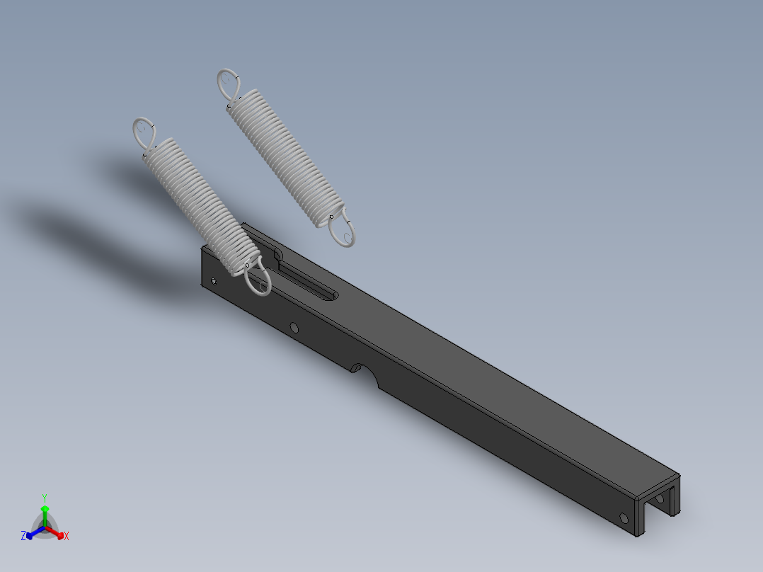 石弩弹射器、弹射器(30)正等轴测图