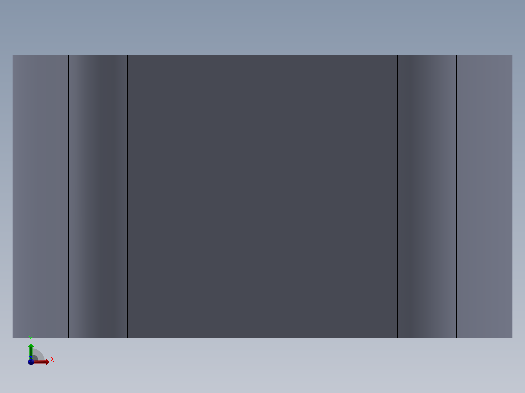 液压齿轮泵箱前视图