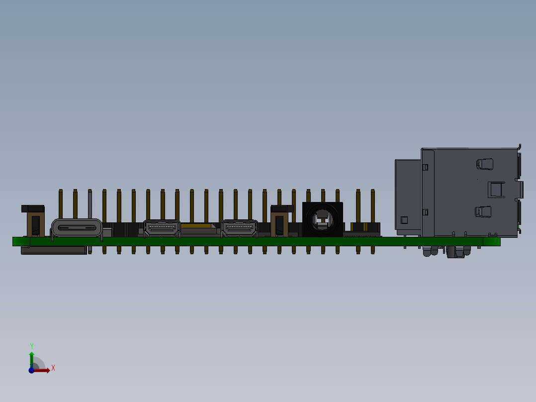 树莓派(11)前视图