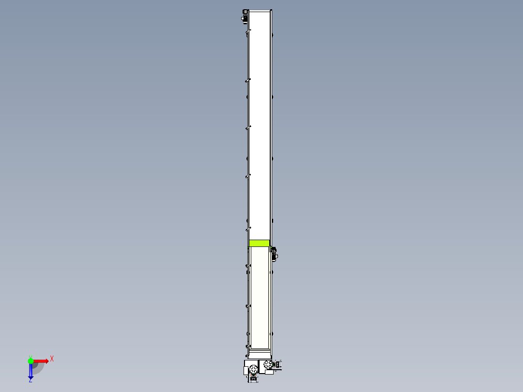 腊肠自动灌装生产线设备设计俯视图