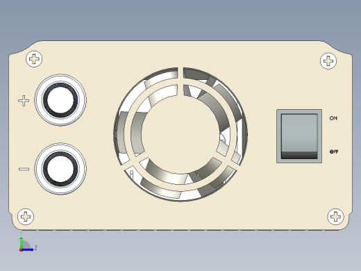 500w逆变电源左视缩略图