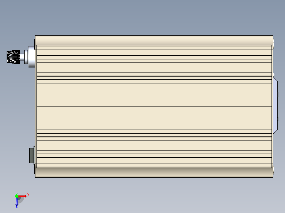 500w逆变电源俯视图