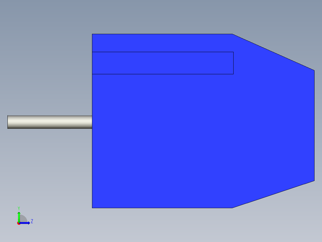 2 位螺钉端子块左视图