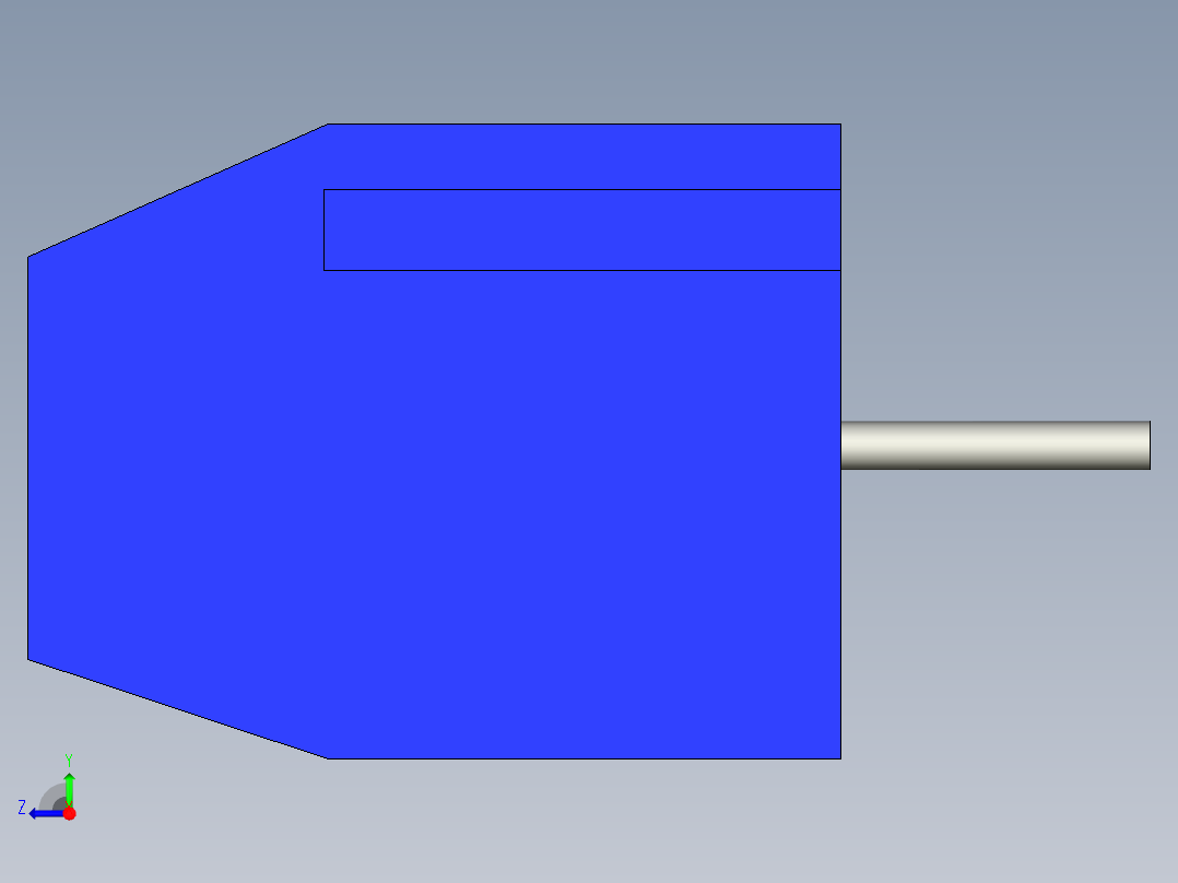 2 位螺钉端子块右视图