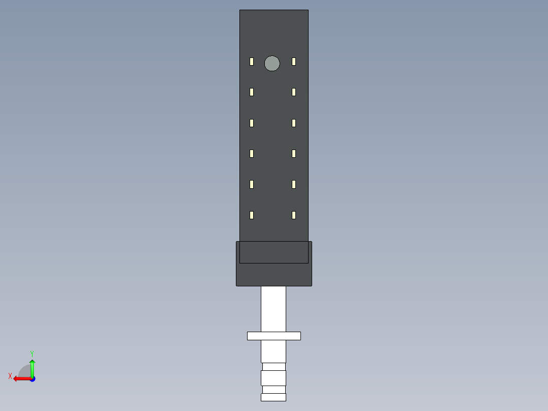 K 6PDT 按钮后视图