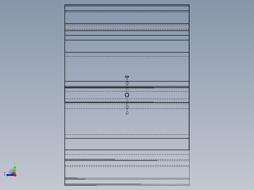 真空泵转子右视图