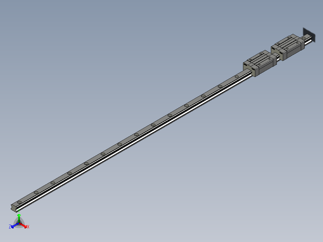 HGH20LA2R1060Z0LE20mm-KH正等轴测图