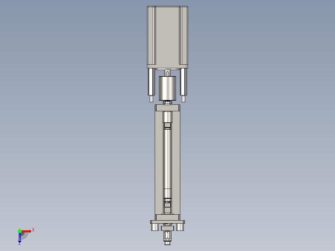 YWP200K4-06-08A-00隔膜张力辊组件俯视图
