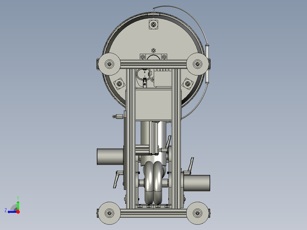 自动狗狗发球机右视图