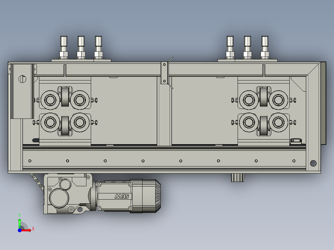 轿厢组件前视图