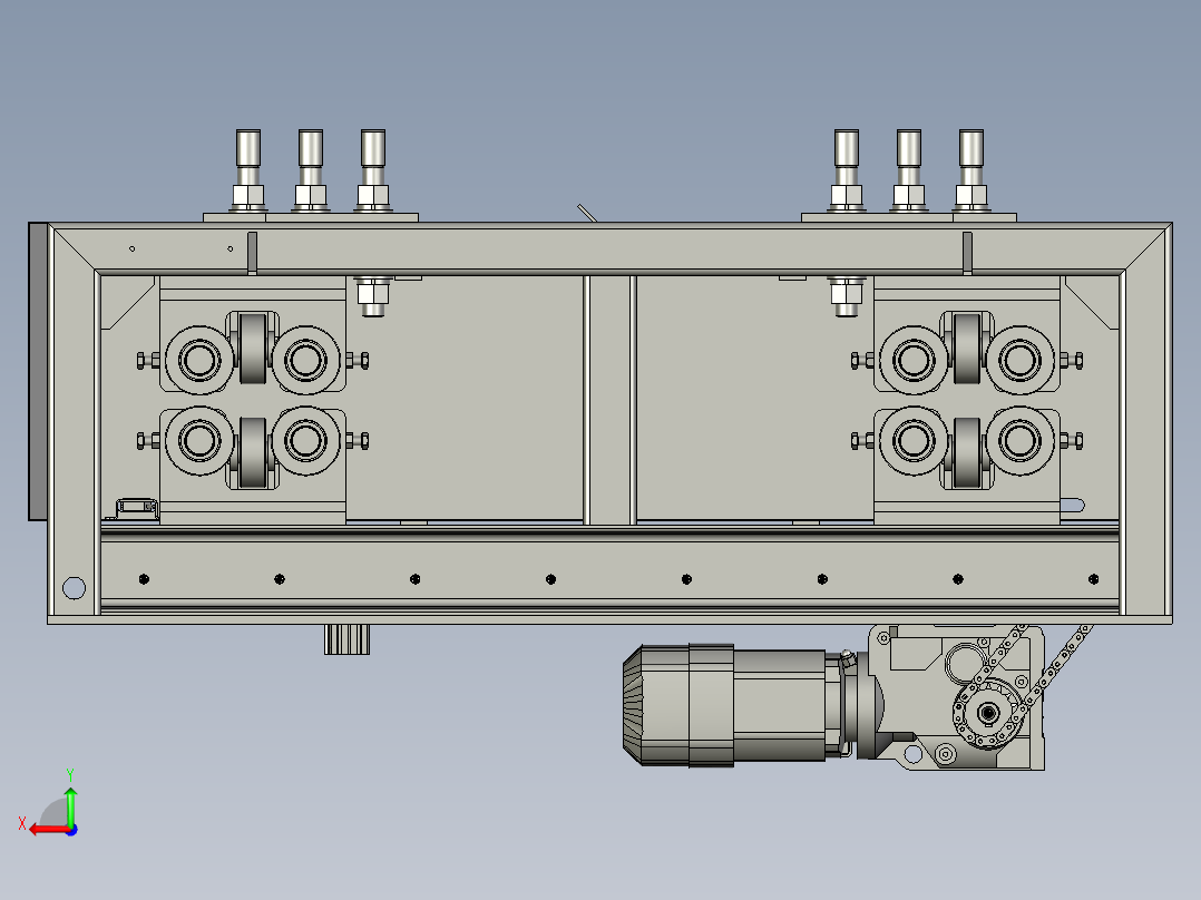 轿厢组件后视图