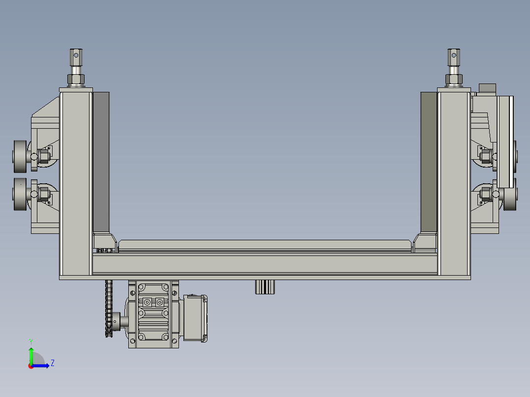 轿厢组件左视图