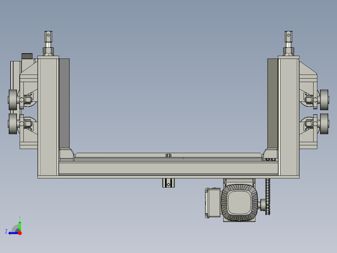 轿厢组件右视图