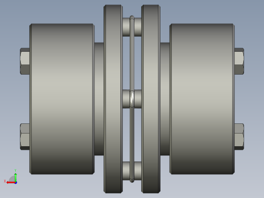 LK15系列单节胀套膜片联轴器LK15-80L-XX-XX后视缩略图