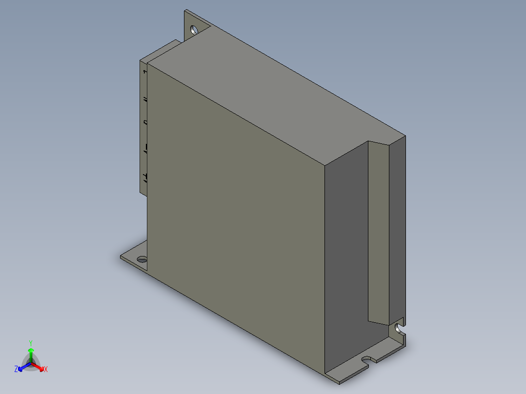 开关电源明纬LRS-50-24输出电压DC24V输出功率50W额定电流22A主视图