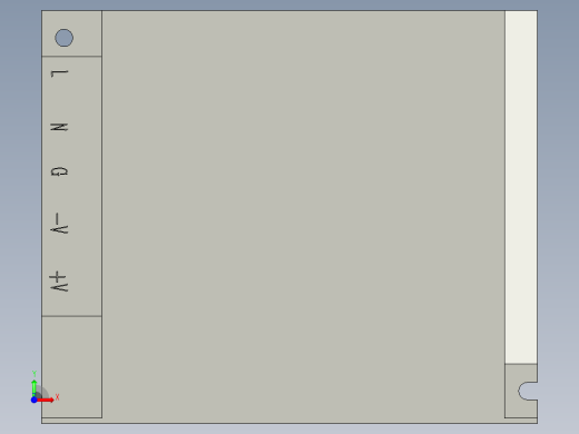 开关电源明纬LRS-50-24输出电压DC24V输出功率50W额定电流22A前视缩略图