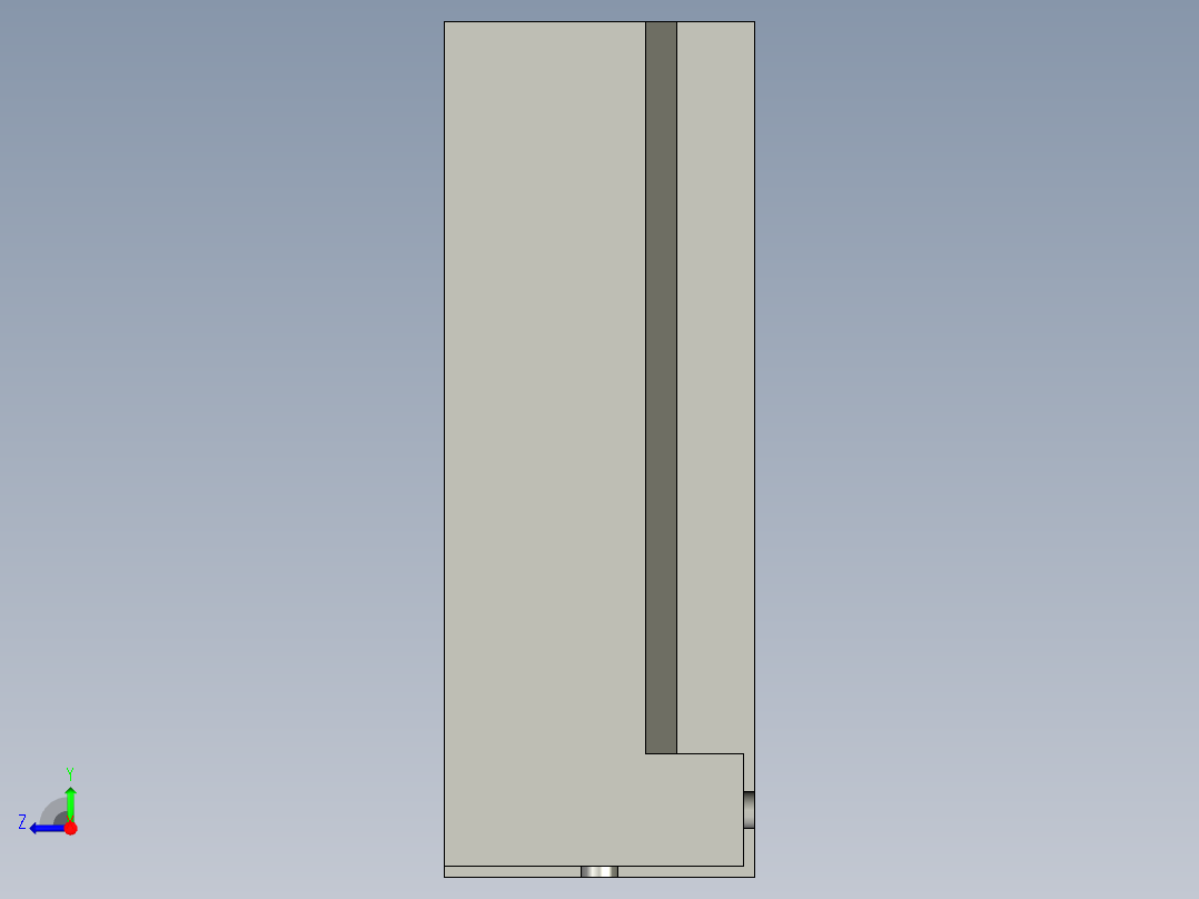 开关电源明纬LRS-50-24输出电压DC24V输出功率50W额定电流22A右视图