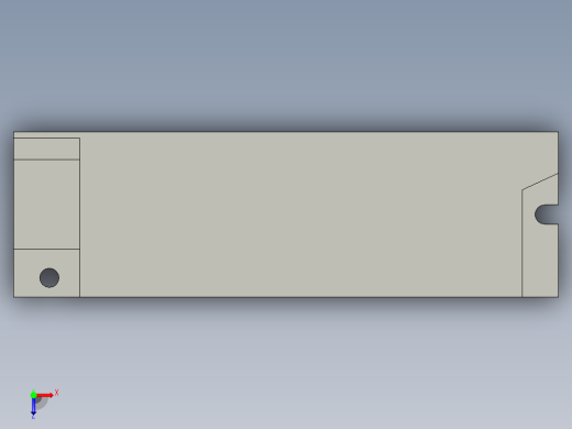 开关电源明纬LRS-50-24输出电压DC24V输出功率50W额定电流22A俯视缩略图