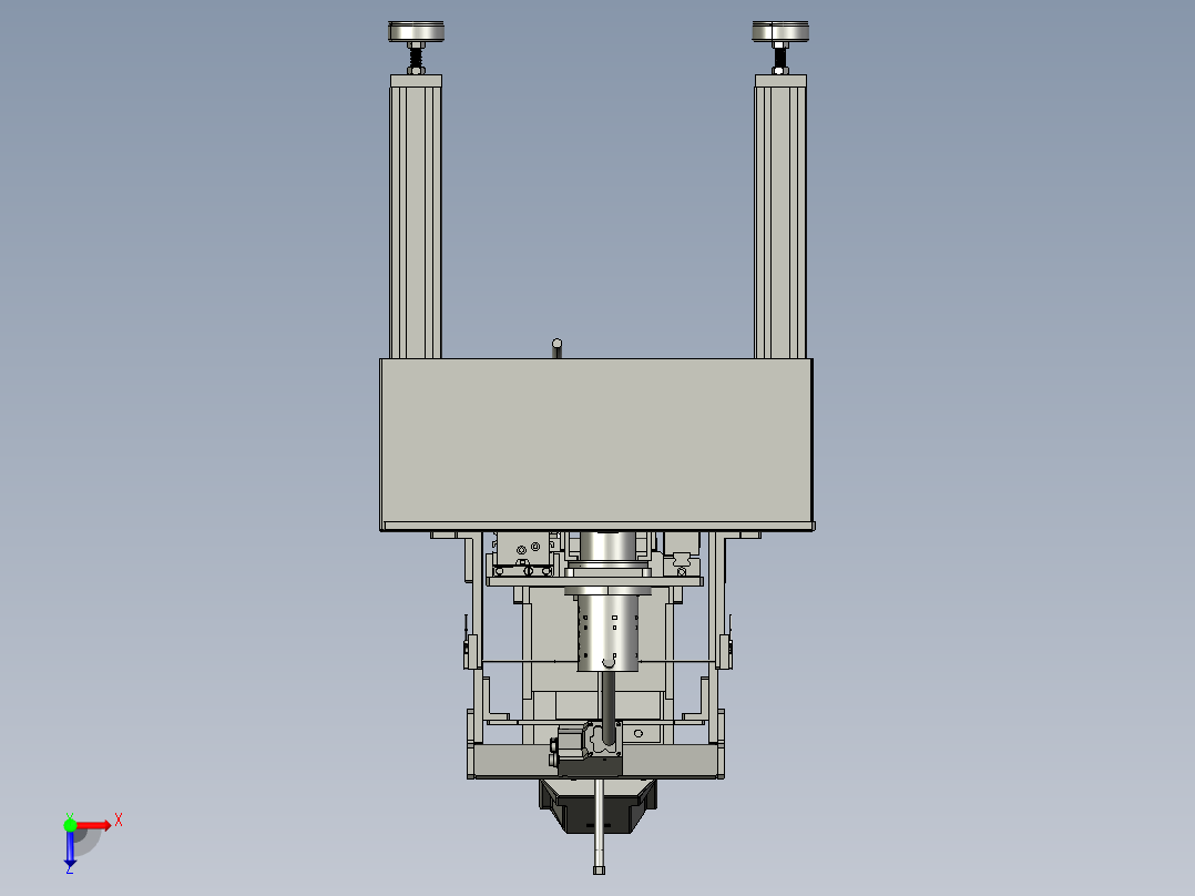 基于物联网的打标机俯视图