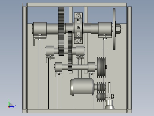 全自动棒材螺纹钢切断机左视缩略图