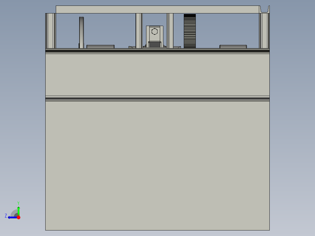 全自动棒材螺纹钢切断机右视图