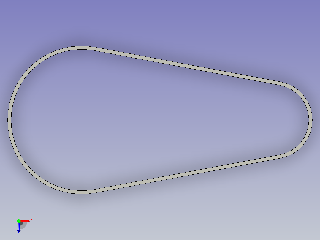 同步带C-TBN164XL050(415周长)-ON俯视图