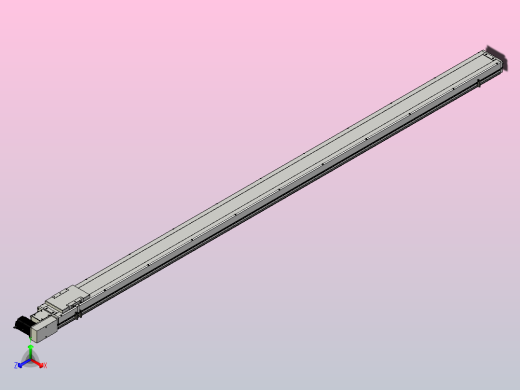SCM14-2750-R滚珠花健、支撑座、滚珠丝杠、交叉导轨、直线模组