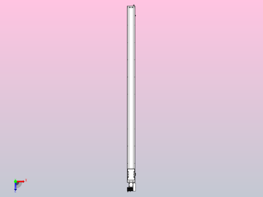 SCM14-2750-R滚珠花健、支撑座、滚珠丝杠、交叉导轨、直线模组俯视缩略图