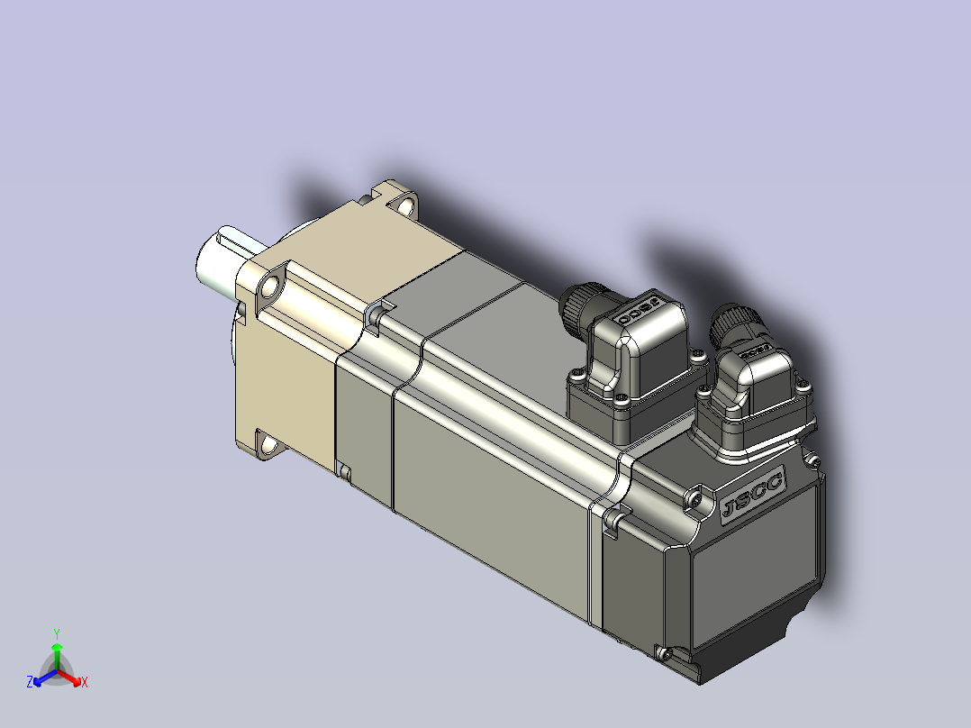 JSCC精研伺服减速电机 60mht3主视图