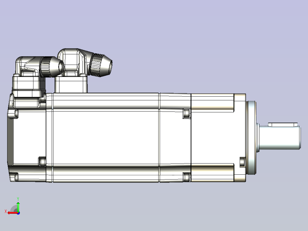 JSCC精研伺服减速电机 60mht3后视图