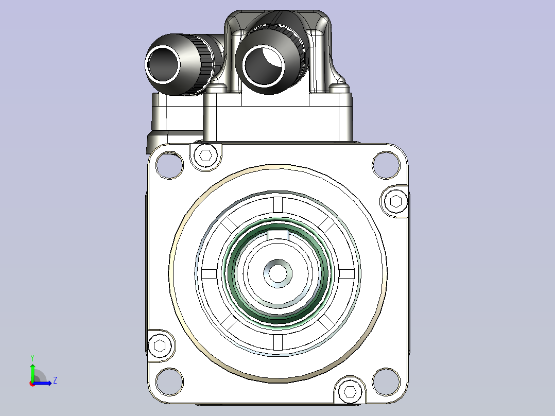 JSCC精研伺服减速电机 60mht3左视图