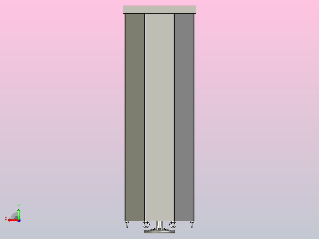 TDGC2J-60接触调压器三维模型202011后视图
