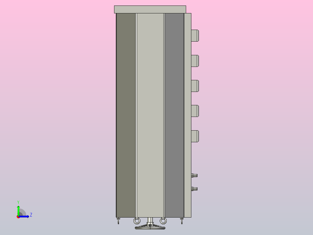 TDGC2J-60接触调压器三维模型202011左视图