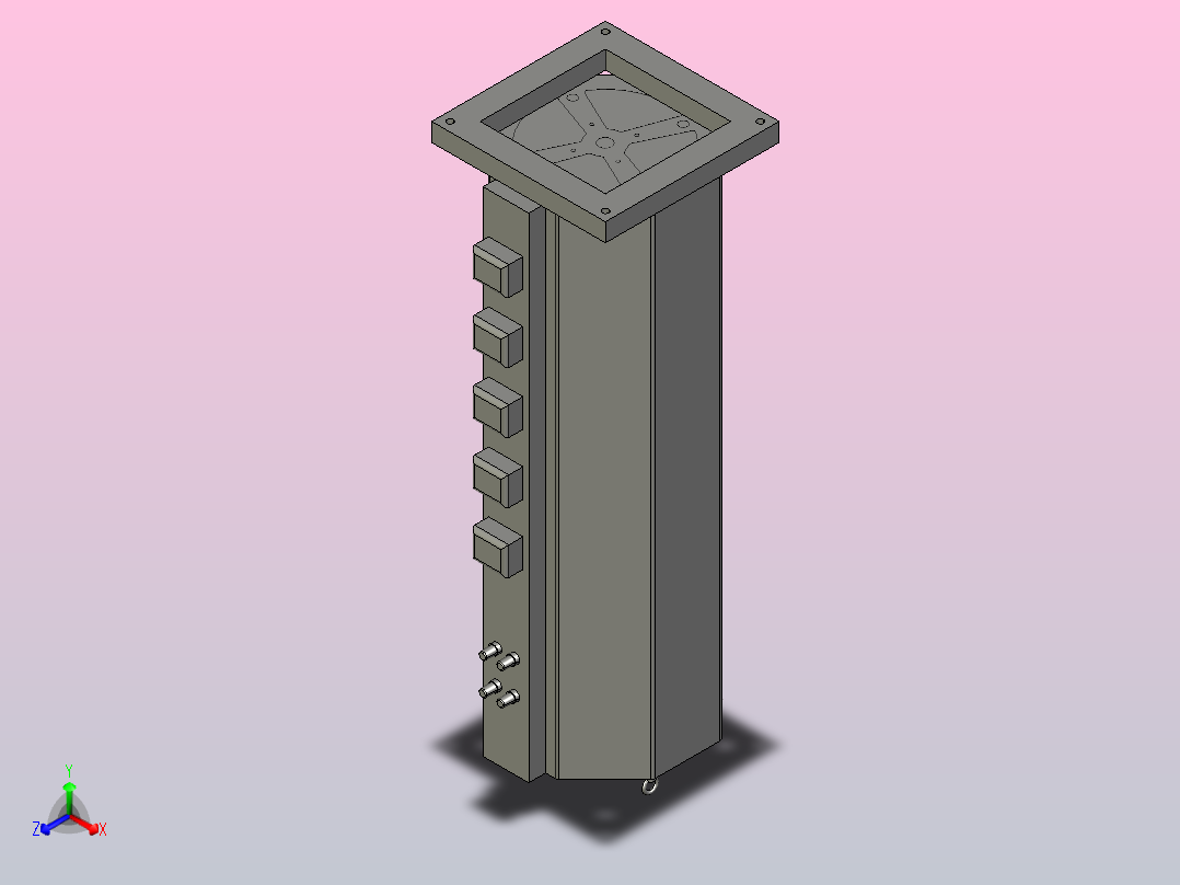 TDGC2J-60接触调压器三维模型202011正等轴测图