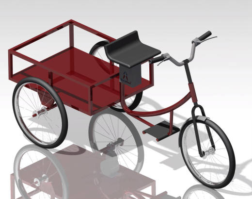 三轮车 stp缩略图