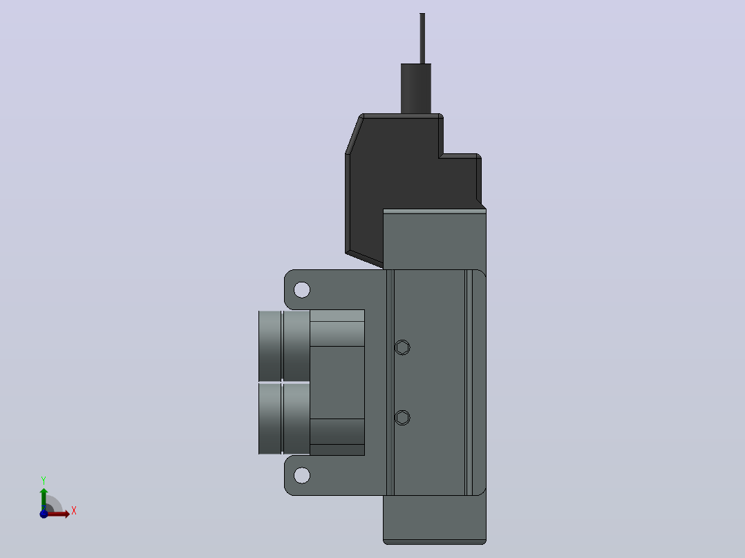 SY5120-L-C4-8 L型插座式电磁阀[SY5120-6-L-01-C6-F2]前视图
