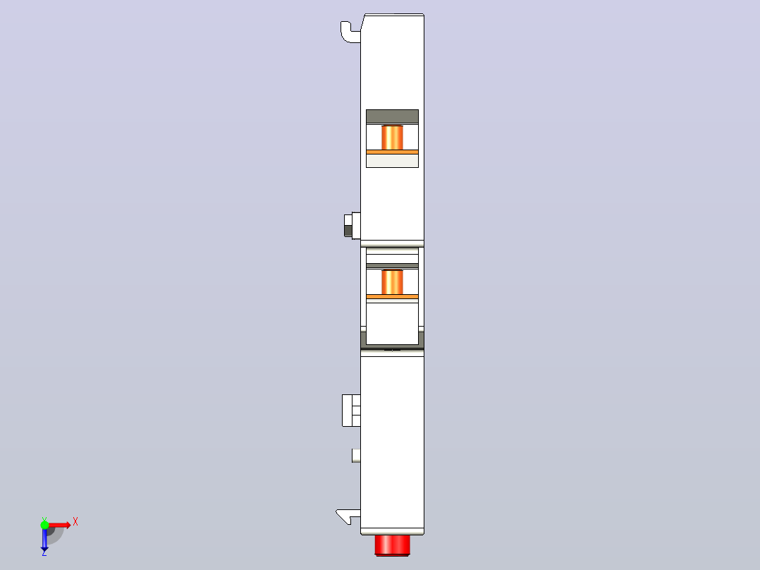 带外部驱动ABB CK1的双极盒式开关俯视图