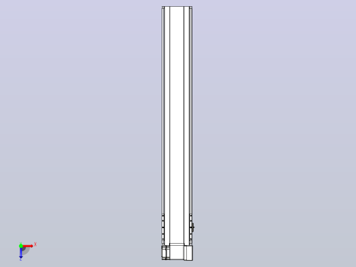 皮带直线轴半封闭可选导轨TPA-HNB-175D-140-L1100-RP-Y-P75-N3俯视缩略图