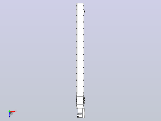 机器人皮带驱动直线轴TPA-GCB-120-P70-L1350-QR-M20-N3俯视缩略图