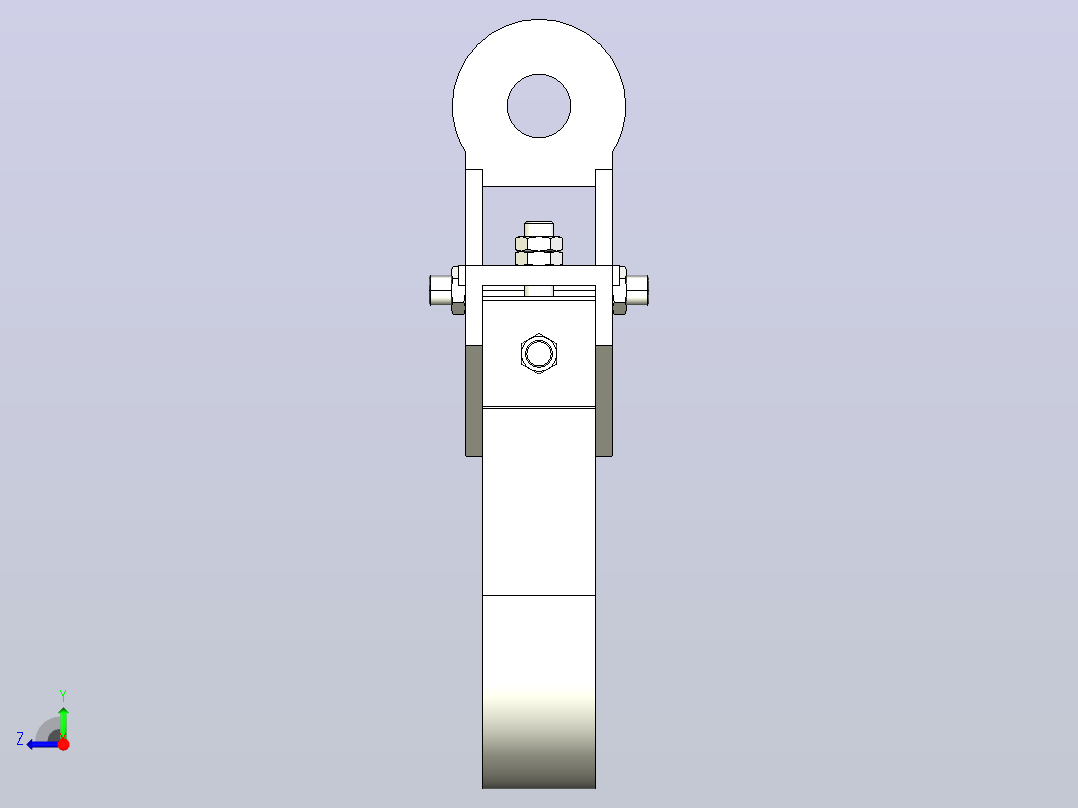 GB╱T 17116.2-2018[水平管道管箍管夹（型式112）112-250-A-8-4-B]右视图