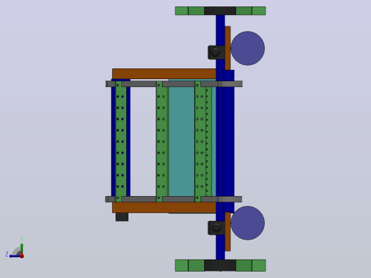 简易湖泊清理船结构3D图纸 Solidworks设计右视缩略图