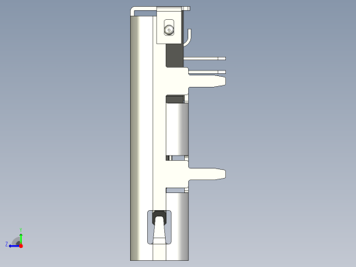 USB TypeC电缆连接器右视缩略图