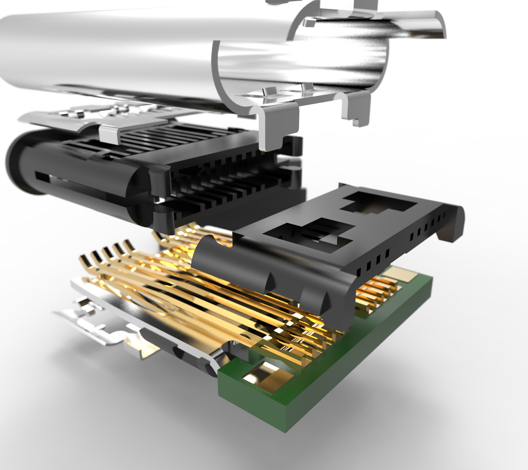USB TypeC电缆连接器