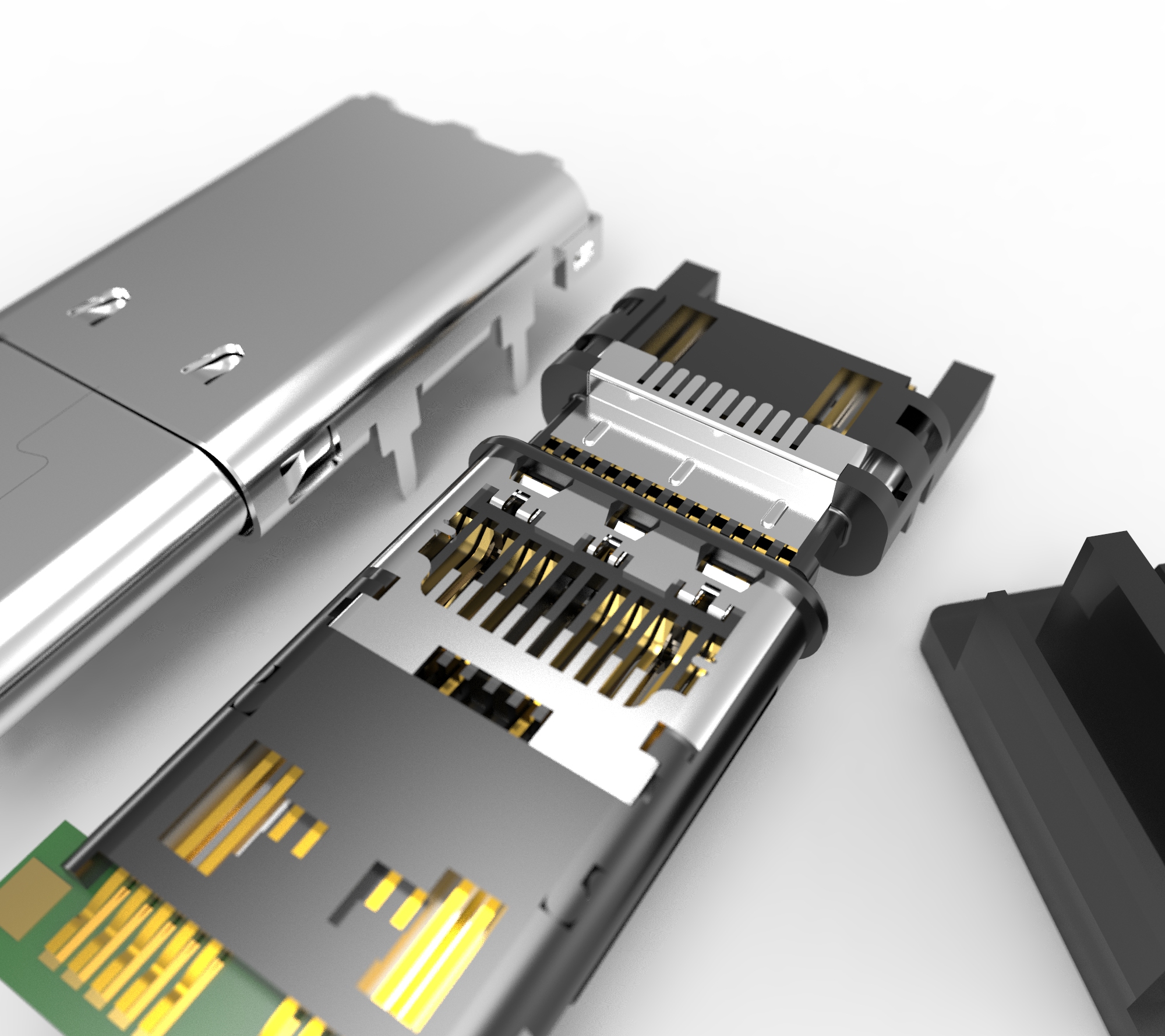 USB TypeC电缆连接器