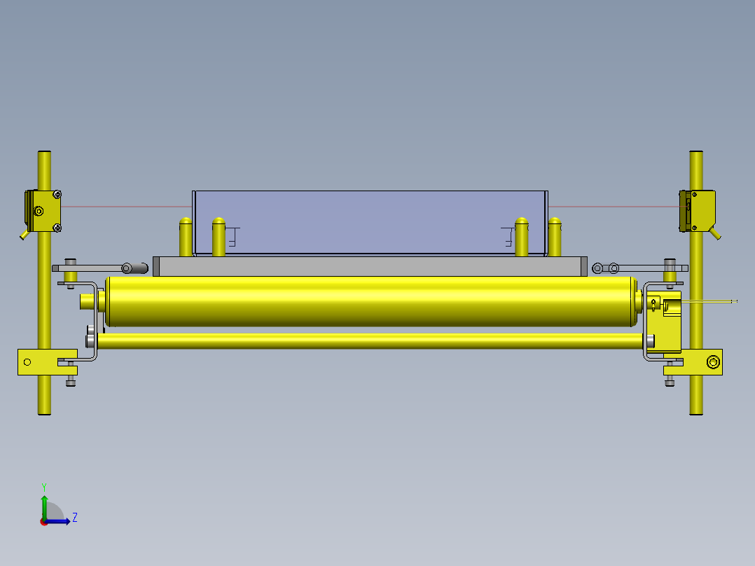 工件通过确认工序左视图