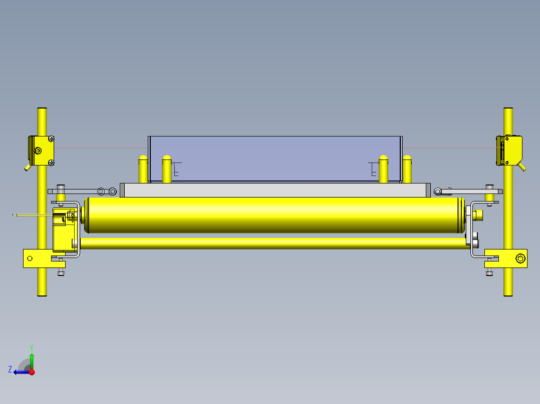工件通过确认工序右视图