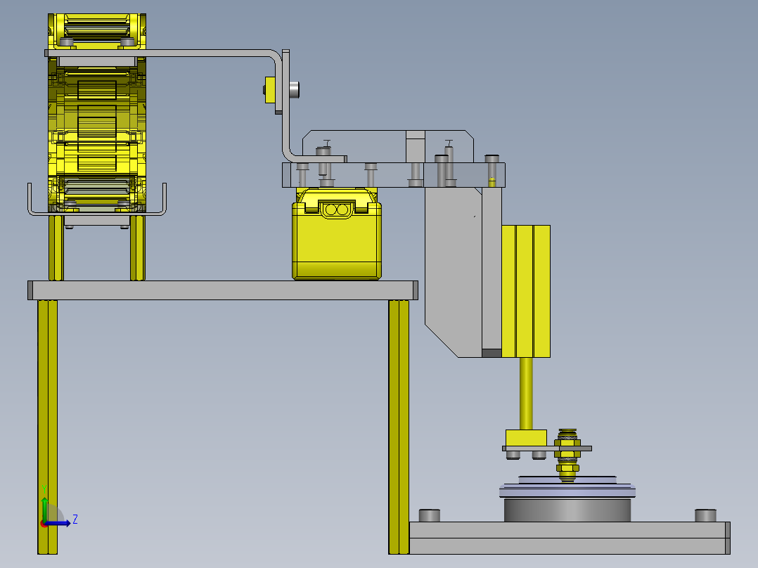 拾放装置（吸附头）左视图